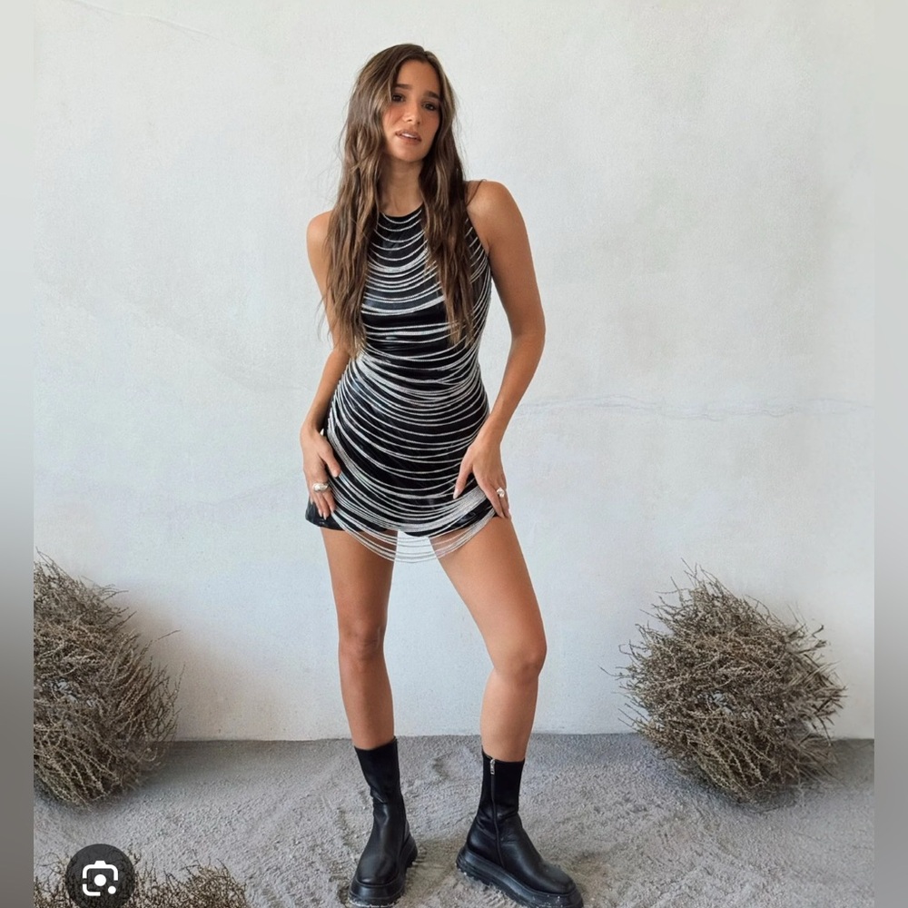 We wore what chain dress